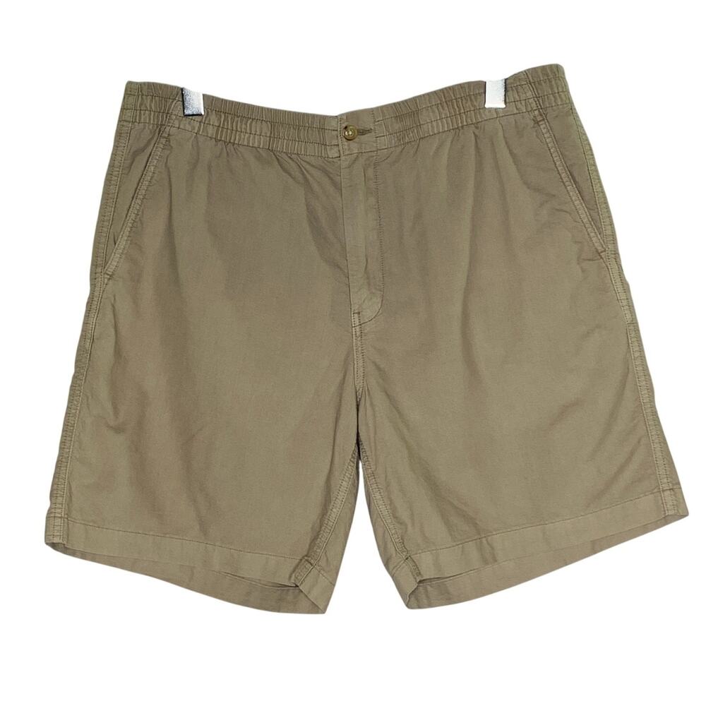 Polo Ralph Lauren Classic Fit Mens Shorts Khaki XL 7" Inseam Preppy Hipster
